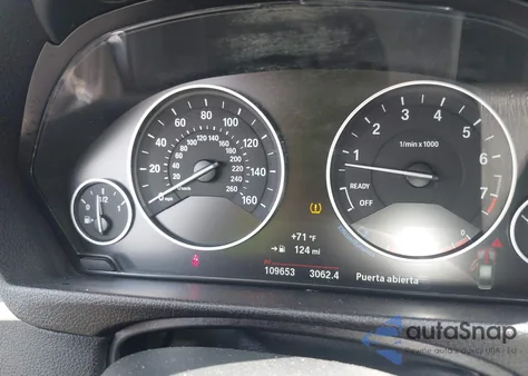 2016 BMW 328I xDrive z USA, uszkodzony, nr VIN WBA8E3G51GNU02448